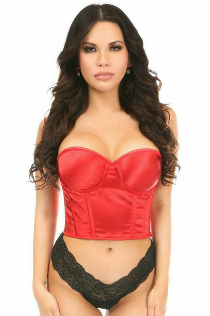 Lavish Satin Underwire Bustier