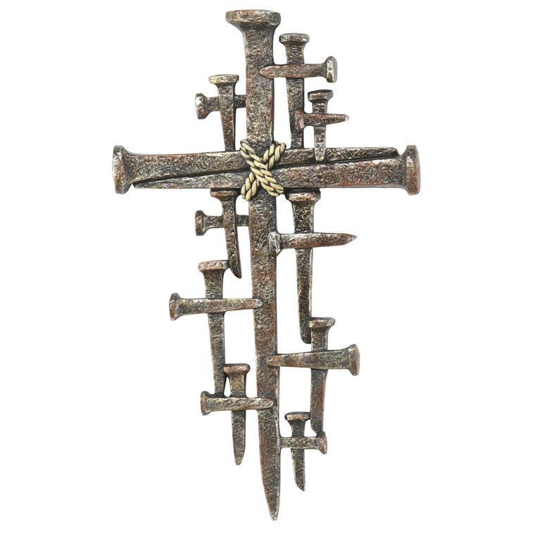 Wall Cross Nails Resin  - 603799857277