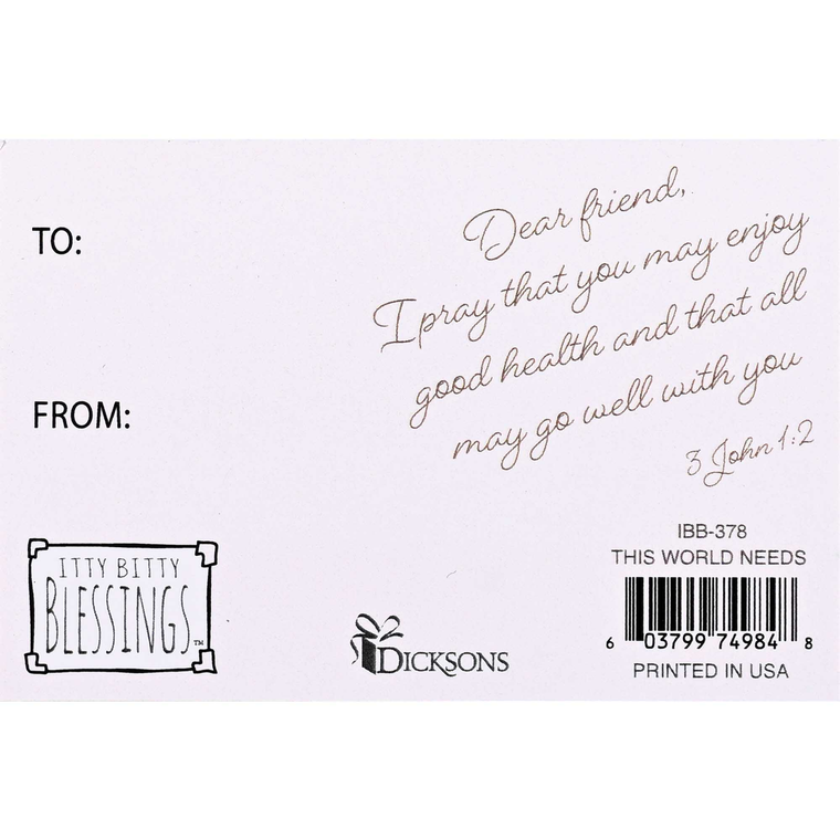 Itty Bitty Card Wishing You Well