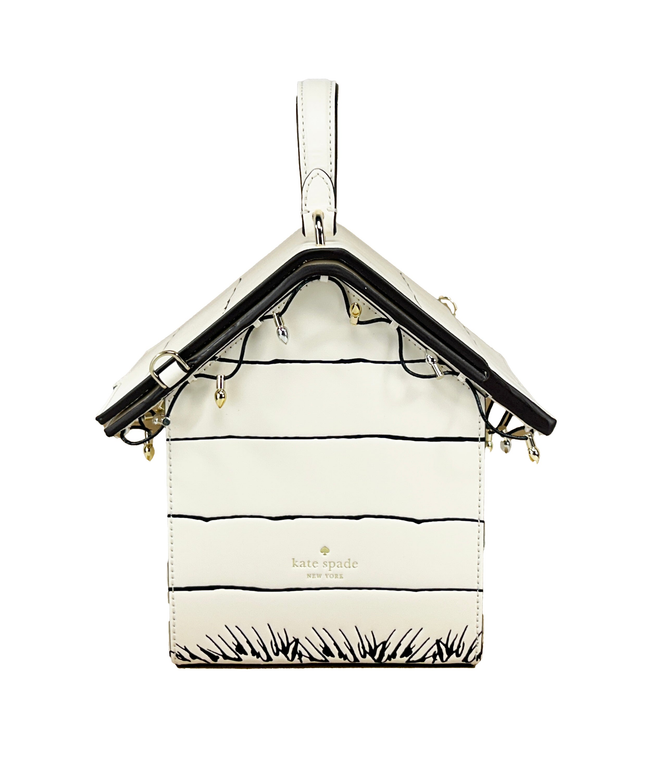 Kate Spade X Peanuts Snoopy 3d Dog house Crossbody Bag - 196021681042