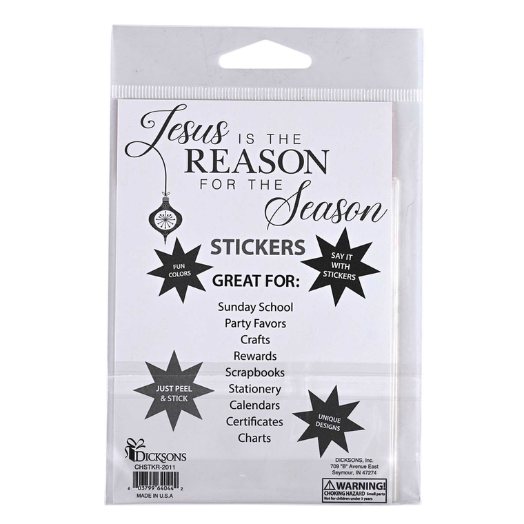 Sticker Sheet Whimsical Jesus The Reason - 603799640442