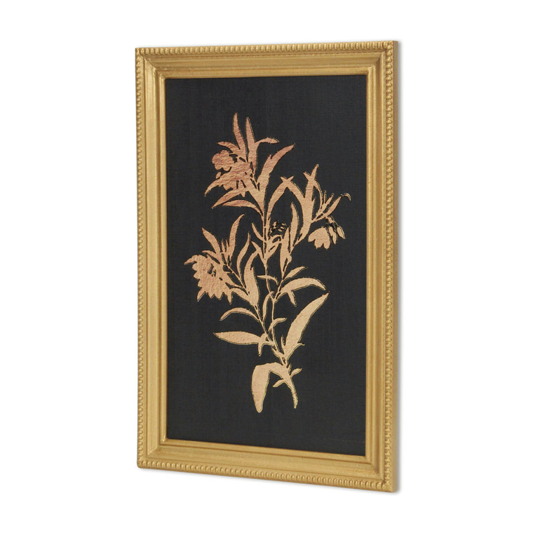 Flower Bouquet Wood Framed Art - 880016678581
