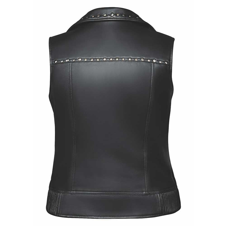 6876.00 - LADIES PREMIUM LEATHER VEST - 712885029983