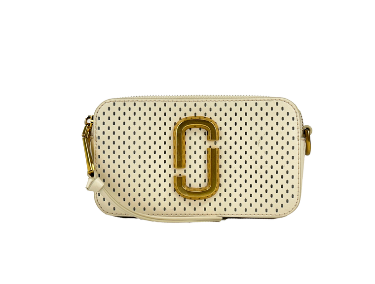 Marc Jacobs The Snapshot Perforated Crossbody Bag - 191267977164