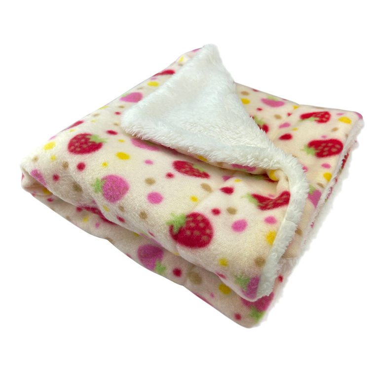 Yummy Strawberry Fleece/Plush Blanket - 721762816592