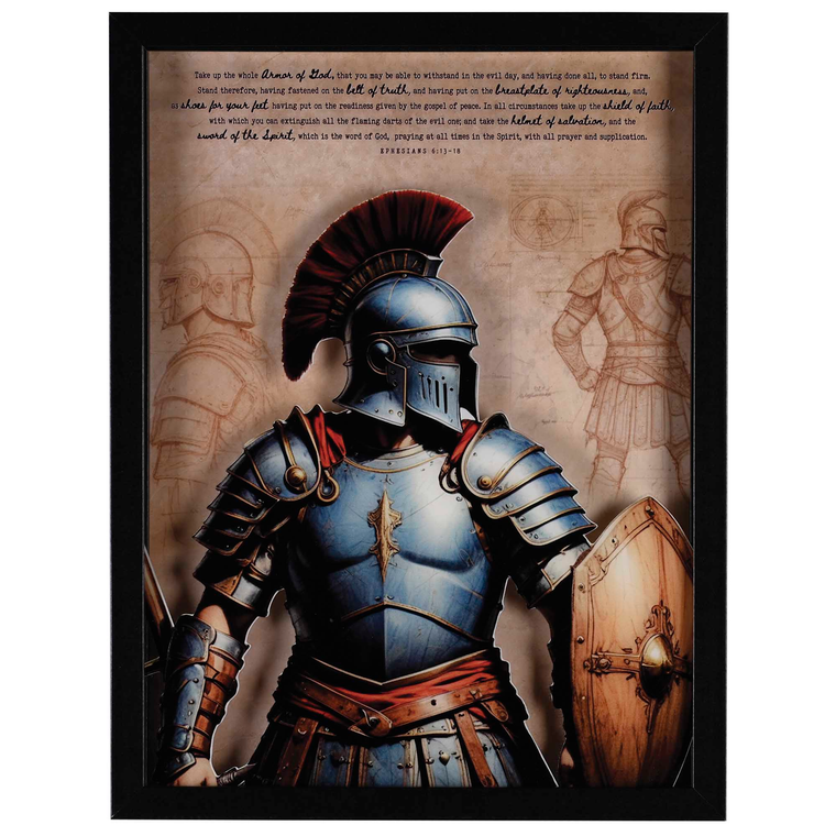 Framed Wall Art Roman Full Armor Of God - 603799705547
