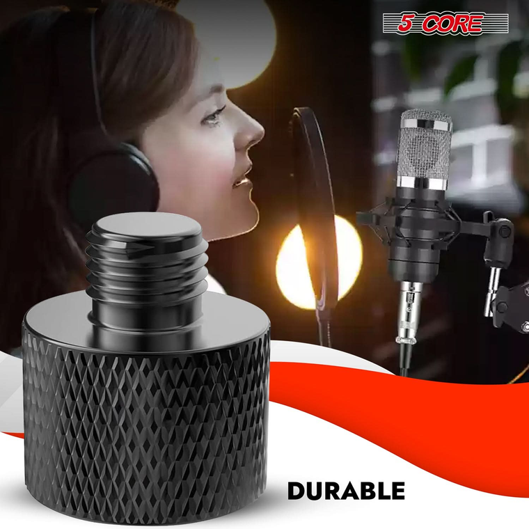Mic Stand Adapter 12 Pieces 5/8 Female to 3/8 Male Screw Thread Conversion Connector - 810144131160