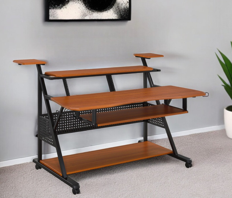 67" Brown and Black Music Desk - 606114865360
