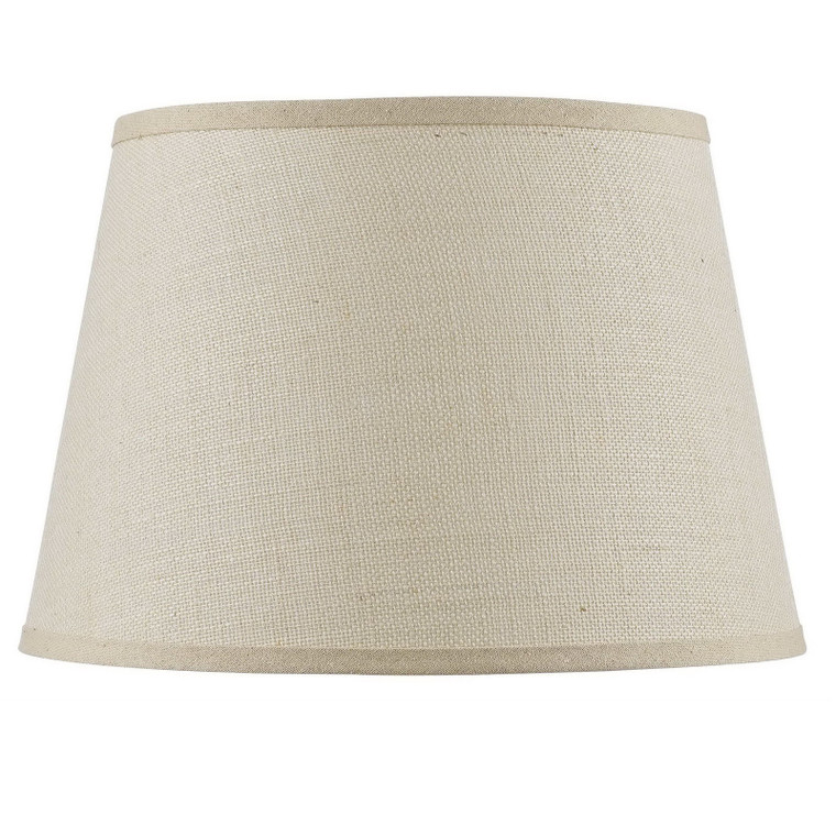 Light Brown Burlap Plain Drum Lamp Shade - 880016878745