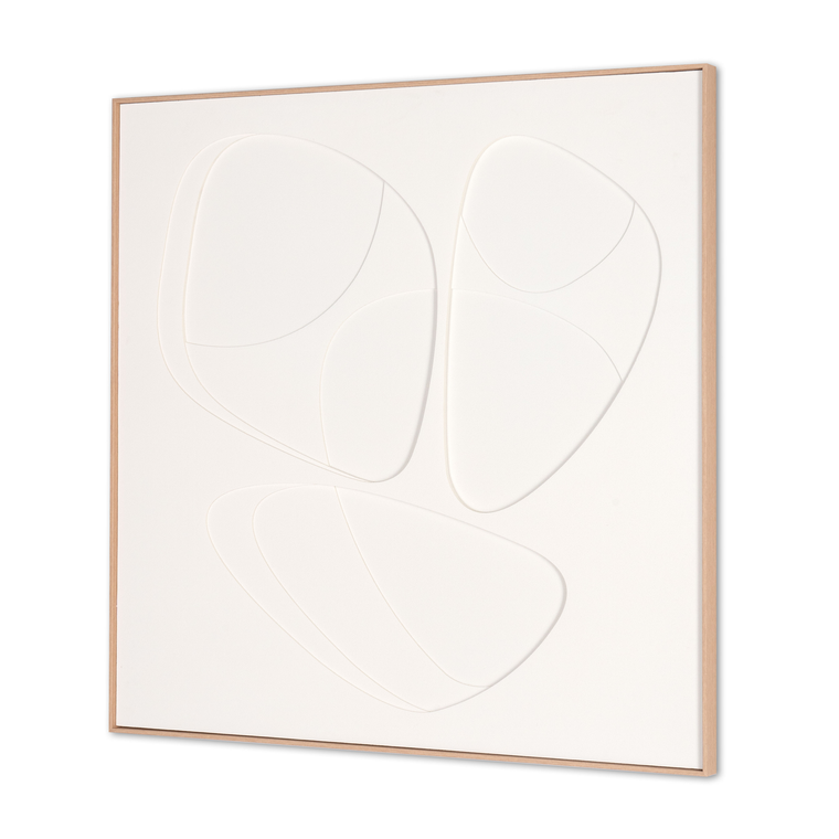 Curvy Geo Trio Brown Shadowbox Wall Art - 880016674231