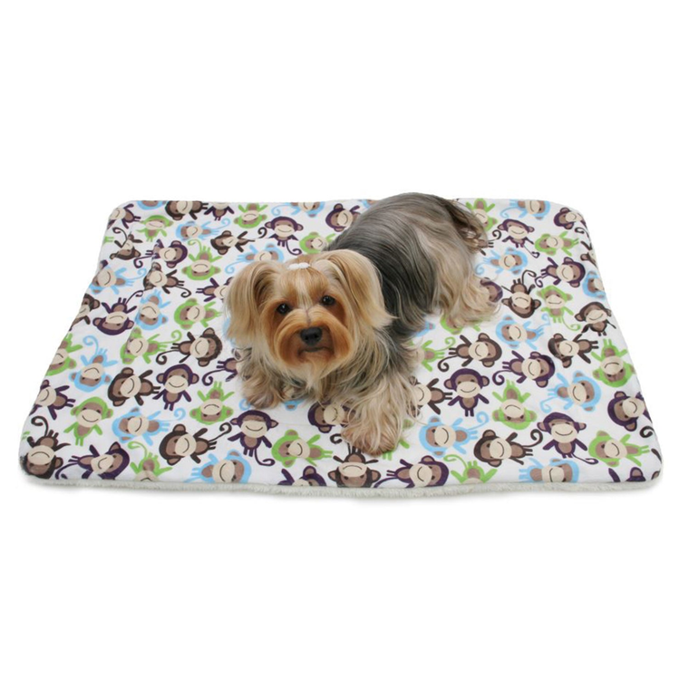 Ultra Soft Minky/Plush Monkey Blanket - 721762816264