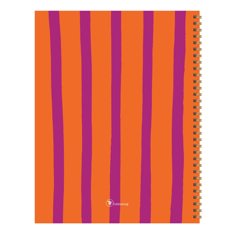 July 2026 - June 2027 Statement Stripe Weekly Monthly Planner - 619344386710