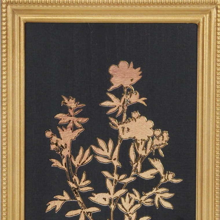 Flower Bouquet Wood Framed Art - 880016418453