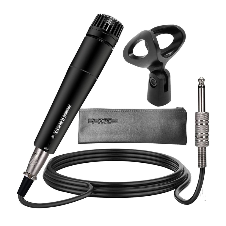 XLR Microphone Dynamic Mic Karaoke Singing Studio Microfono Handheld Mics - 810047160670
