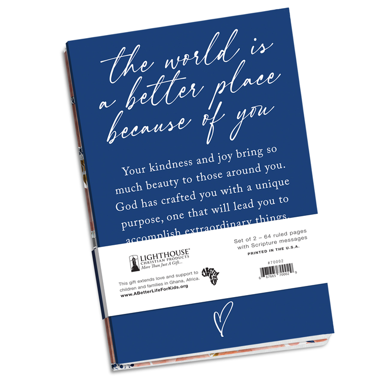 Journal Floral The World Is Better  - 667665700029