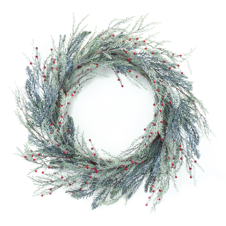 Mixed Pine Berry Wreath  - 746427864213