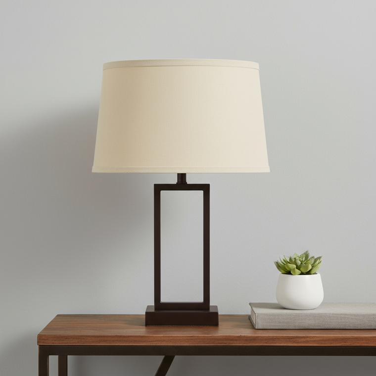 Linen Drum Lamp Shade - 880016596724