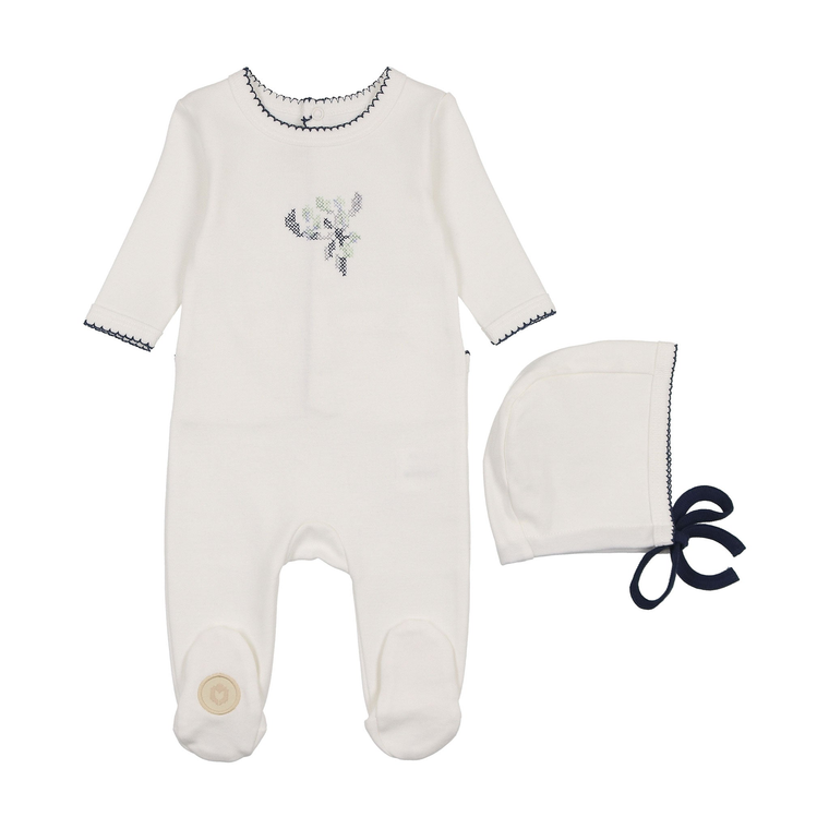 Heirloom Berry Footie & Hat Set - 735525892150