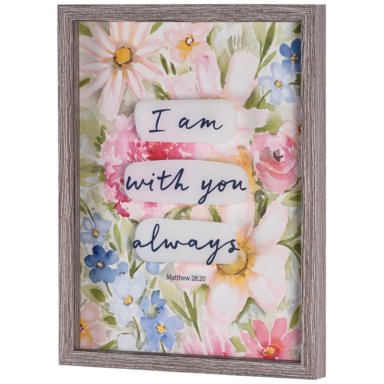 Framed Wall Art I Am With You Always - 603799755160