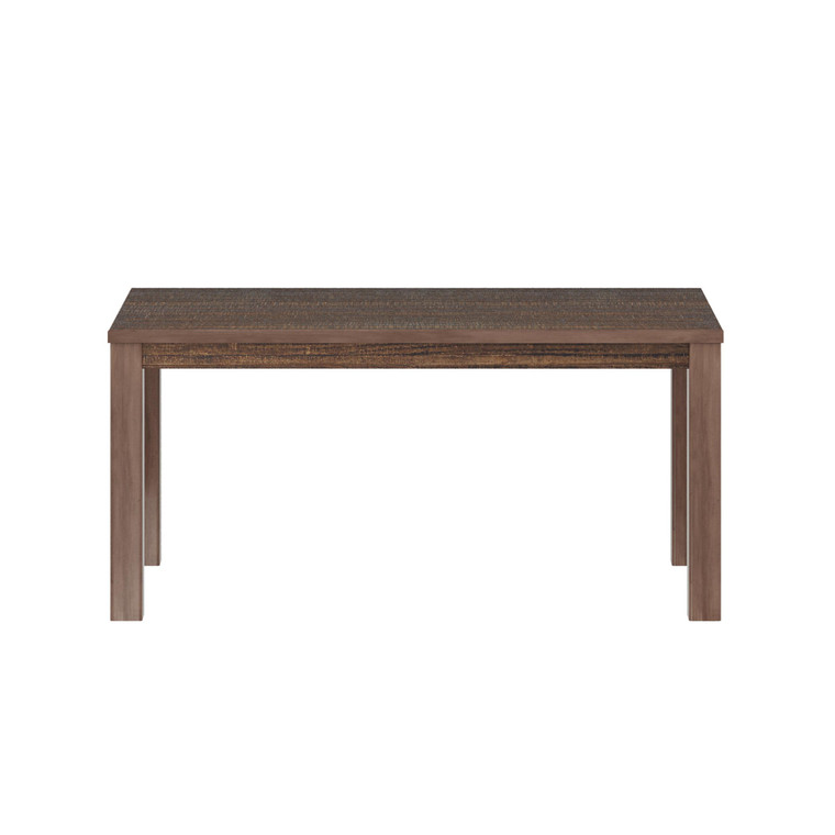 35" Espresso Rectangular Solid Wood Dining Table - 606114157373