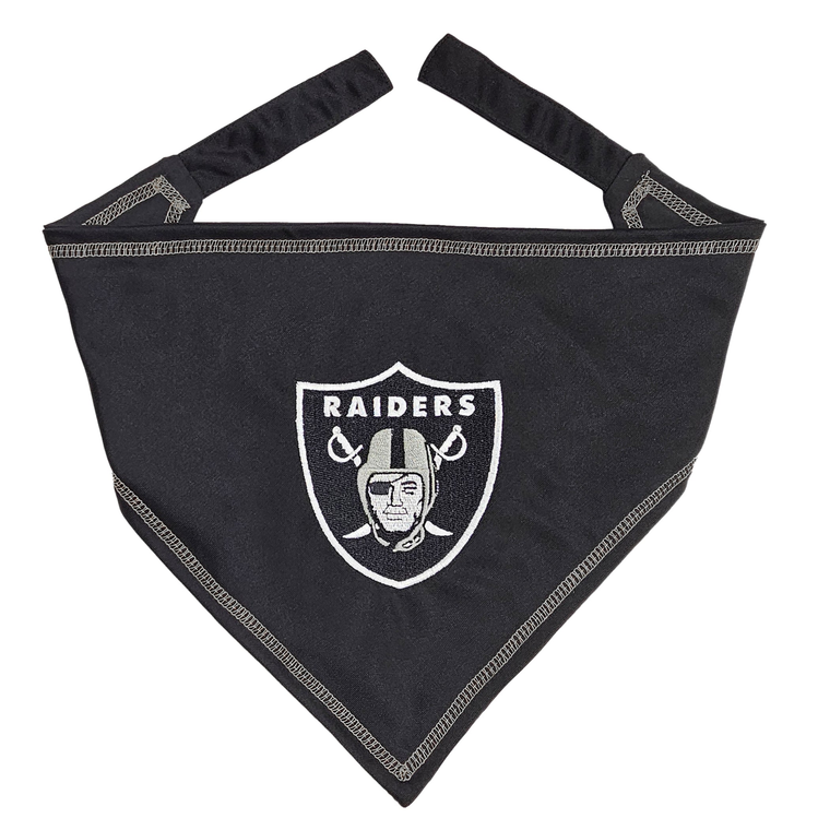 Las Vegas Raiders Tie Around Bandana - 849790210769