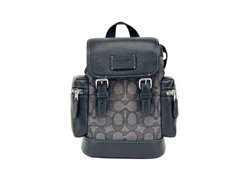 Coach Signature Jacquard Sprint Sling Pack Backpack - 196395874712