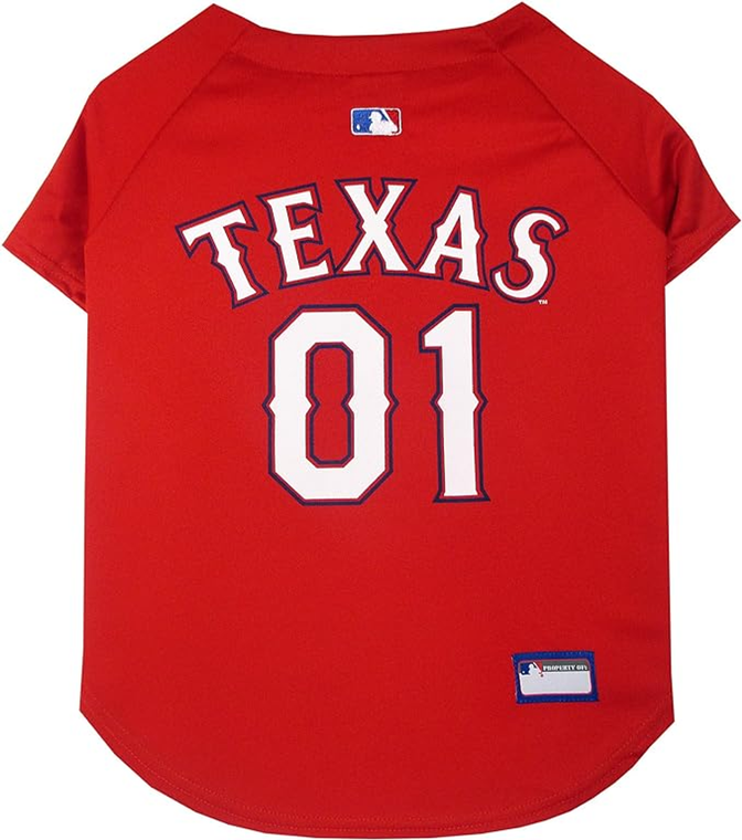 Texas Rangers Pet Jersey - 849790067547