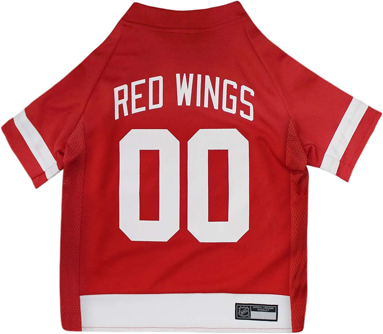 Detroit Red Wings Pet Jersey - 849790076617