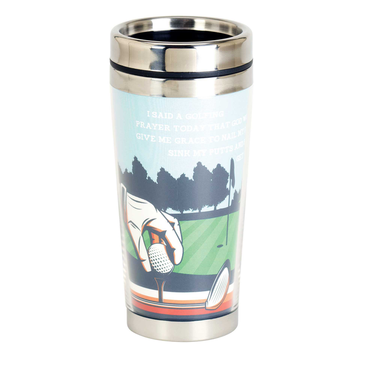 Travel Mug Golfing Prayer