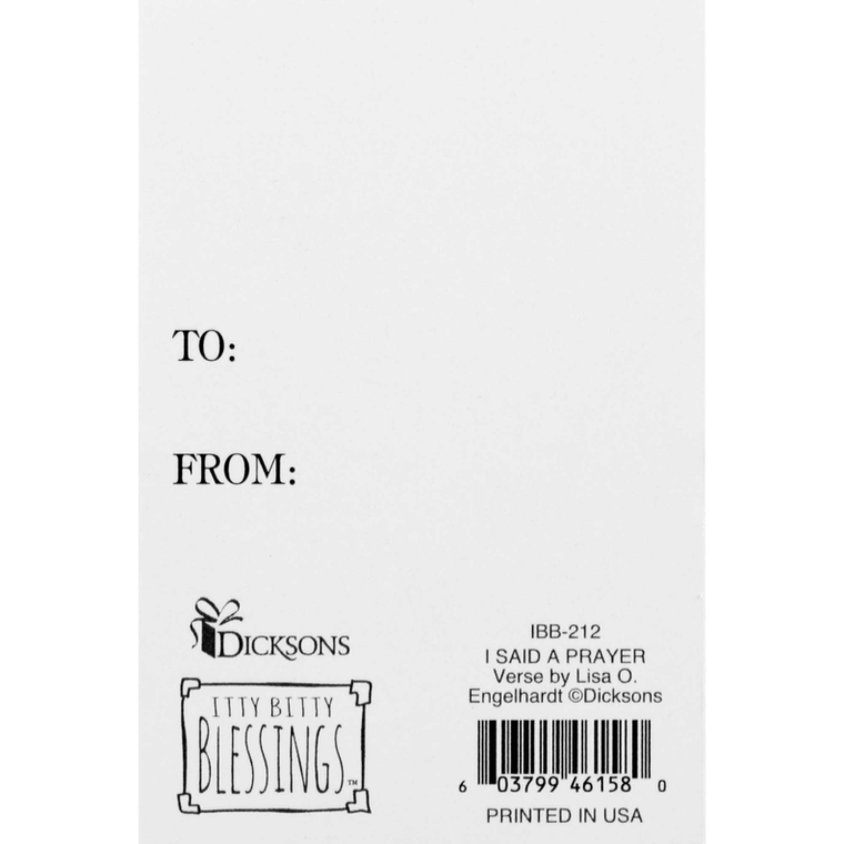 Itty Bitty Card Feel His Love Find His