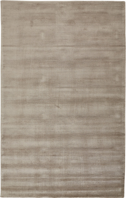 4' X 6' Tan Ivory And Taupe Hand Woven Area Rug - 606114107187