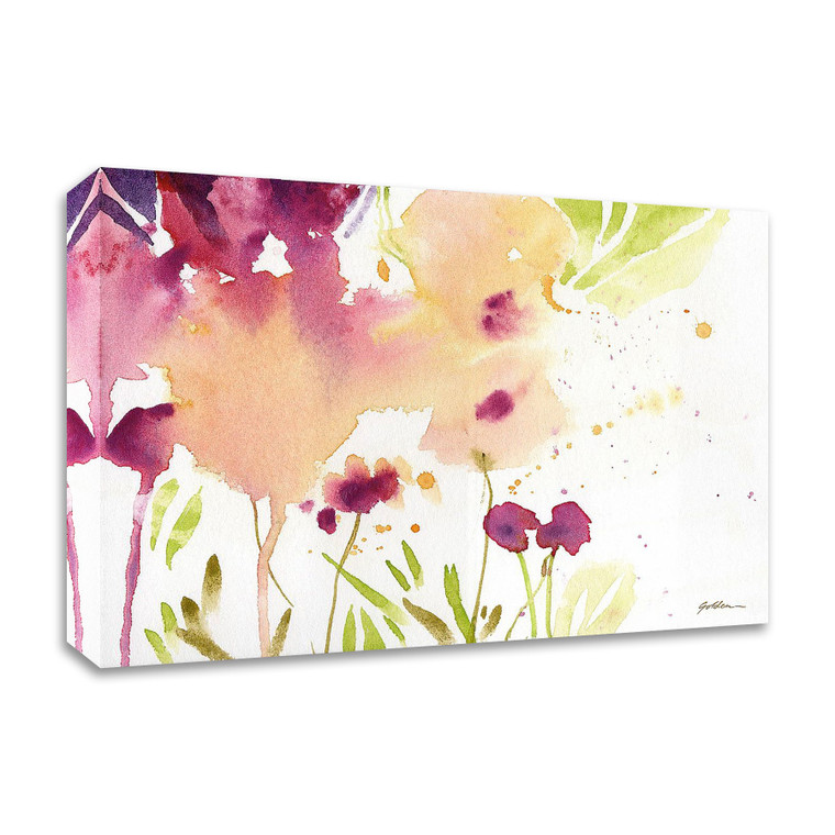 Maroon Wrapped Canvas Print Wall Art - 606114484790