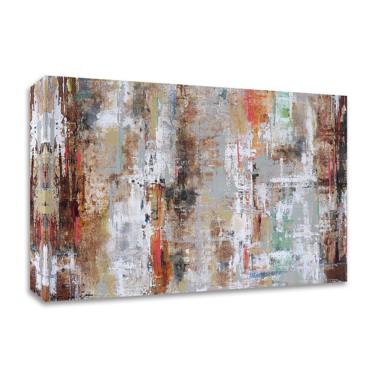 Wood Reflection Wrapped Canvas Print Wall Art - 606114469490