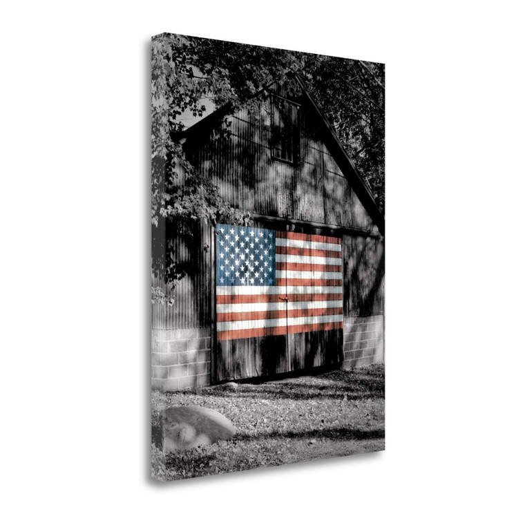 Made In The Usa 1 Wrapped Canvas Print Living Room Wall Art - 606114226291