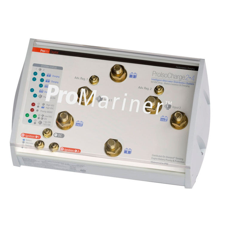 ProMariner ProIsoCharge Battery Isolator 130Amp 2-Alt 4-Bat - 12V - 031669231276