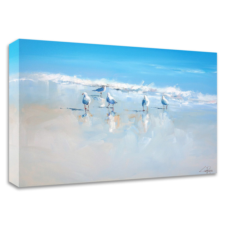 "Sorrento Gulls" Wrapped Canvas Print Wall Art - 606114534433