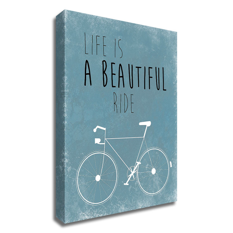 "A Beautiful Ride" Wrapped Canvas Print Wall Art - 606114561330