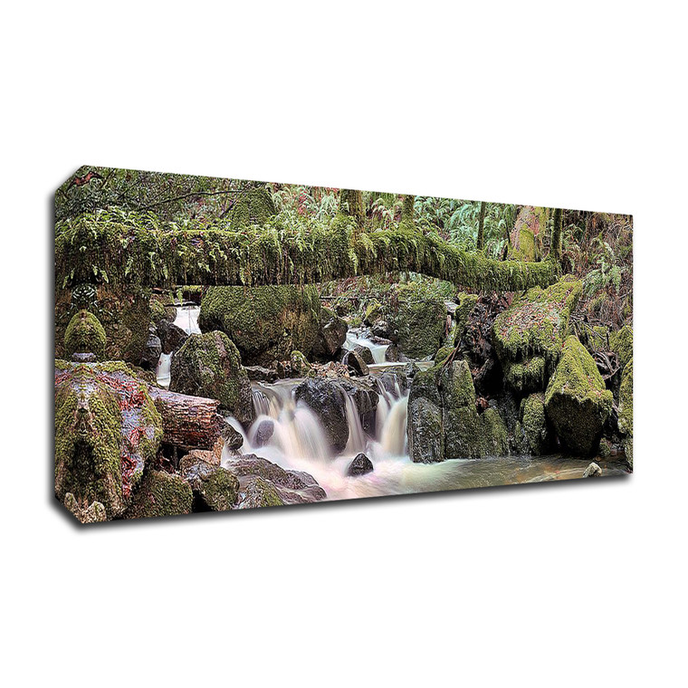 Canyon Falls No. 11 Wrapped Canvas Print Wall Art - 606114489375