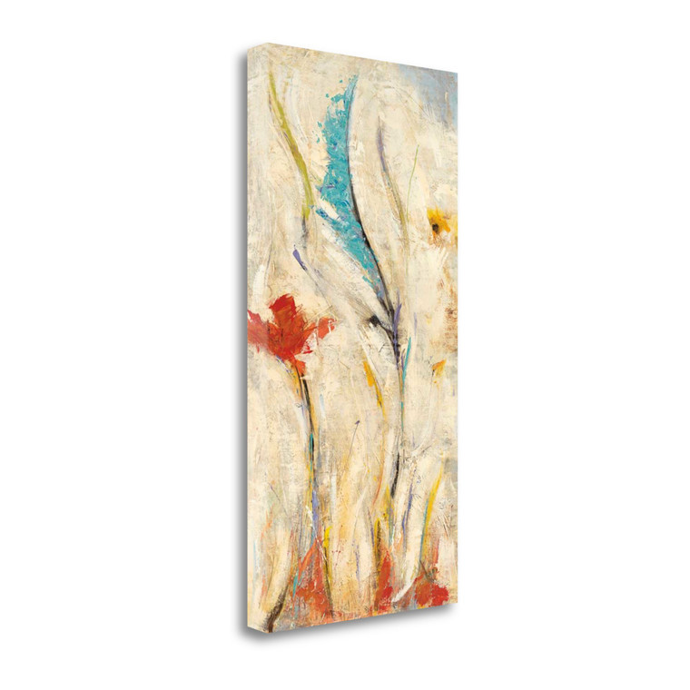 Flores I Wrapped Canvas Print Living Room Wall Art - 606114191179