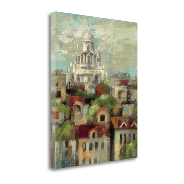 Spring In Paris I Wrapped Canvas Print Living Room Wall Art - 606114422785