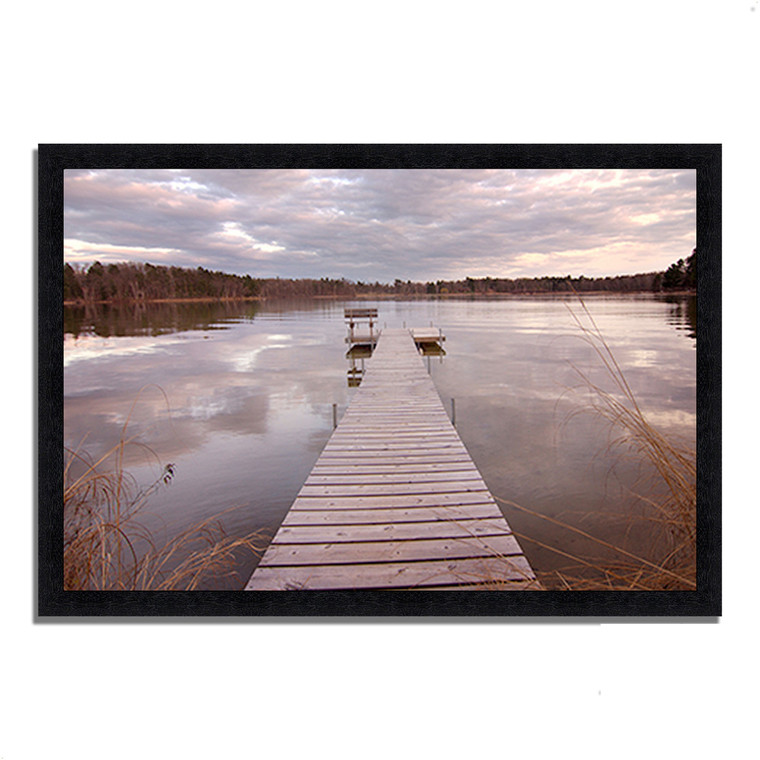 Lake Edna 12 Black Picture Frame Print Wall Art - 606114232841