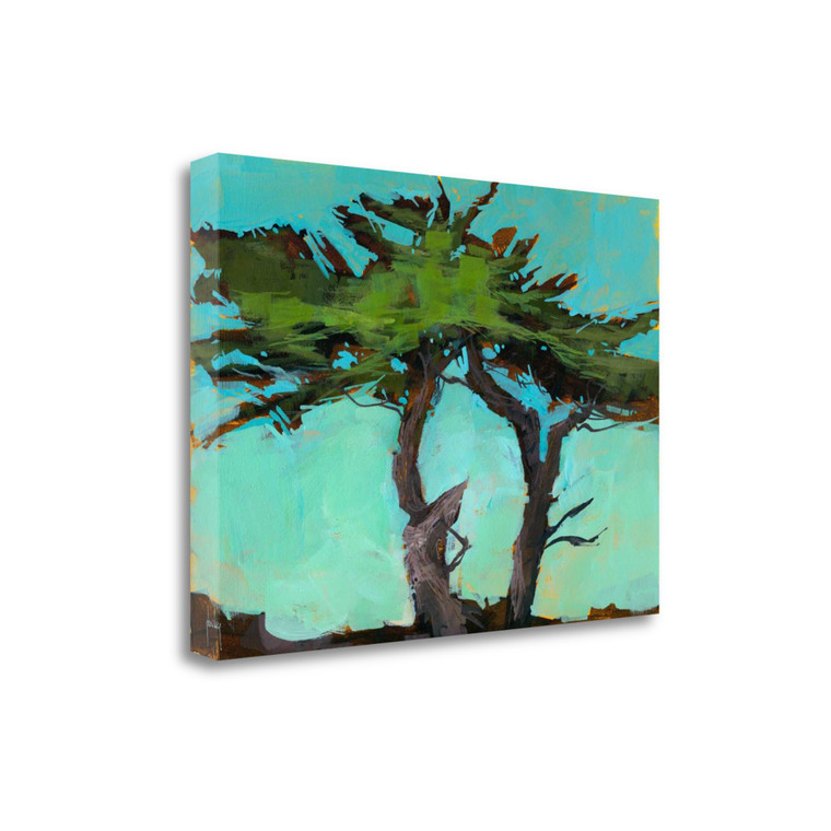 40" Abstract Green Tree 4 Giclee Wrap Canvas Wall Art - 606114262381