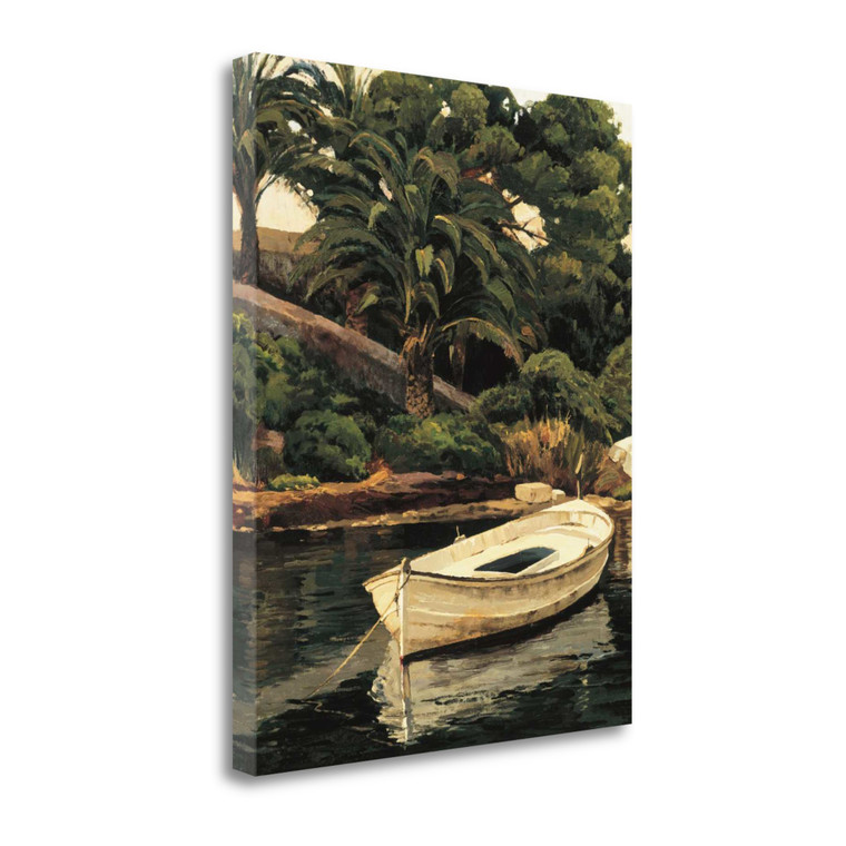 Barca Y Palmeras 2 Wrapped Canvas Print Wall Art - 606114226109