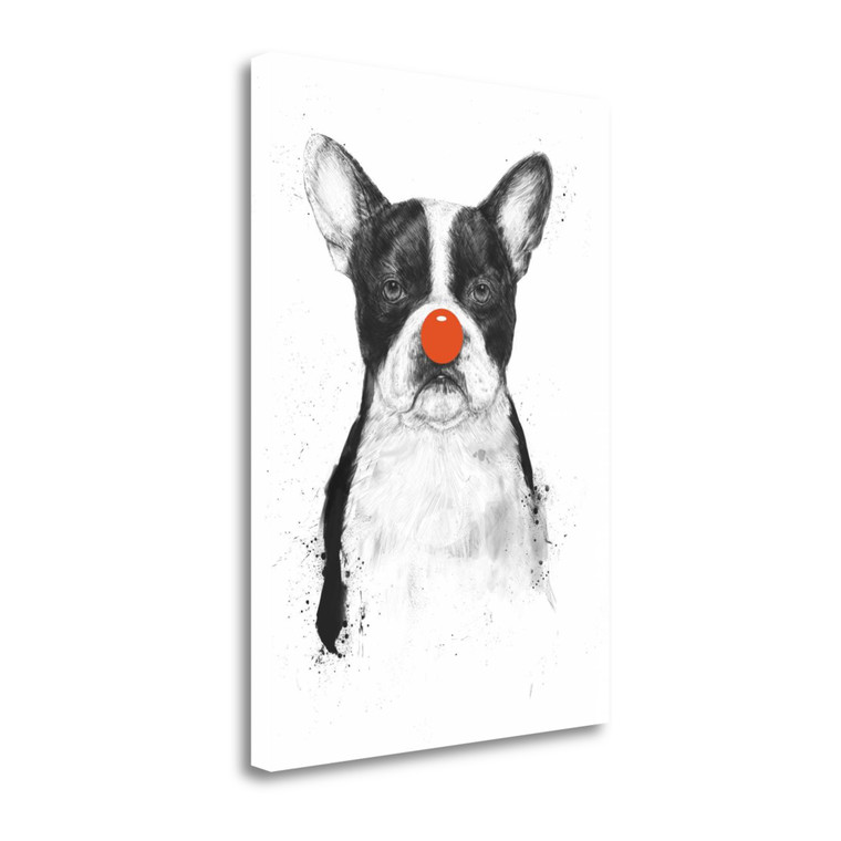 I'm Not Your Clown 1 Wrapped Canvas Print Wall Art - 606114327264