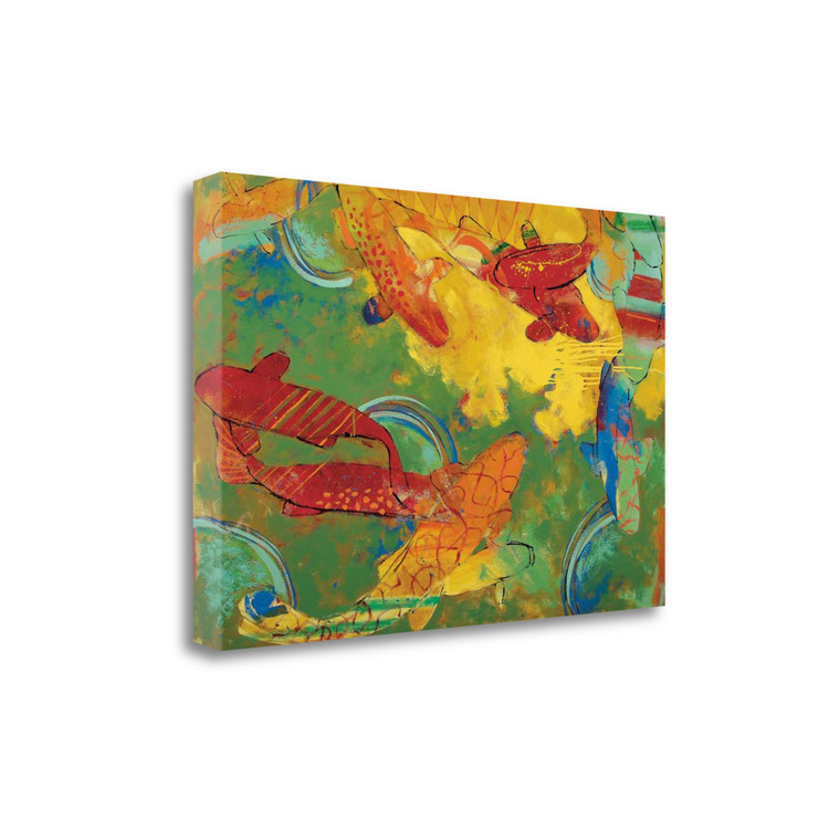 Electric Jazz 2 Wrapped Canvas Print Living Room Wall Art - 606114199502