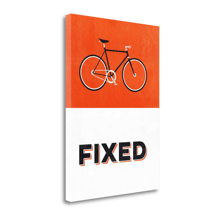 Fixed 1 Wrapped Canvas Print Living Room Wall Art - 606114297154