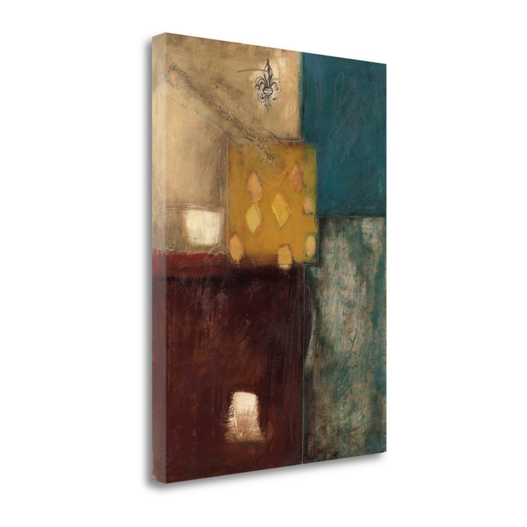 Structure II Wrapped Canvas Print Living Room Wall Art - 606114229407