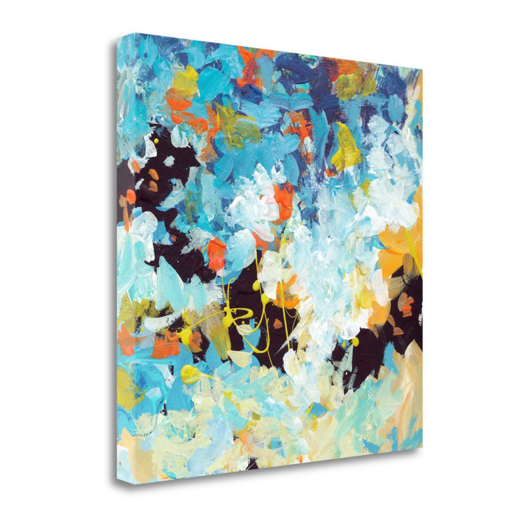Lunar Freefall 2 Wrapped Canvas Print Living Room Wall Art - 606114331056