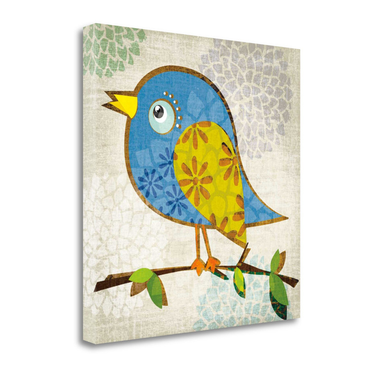 Chirpy 1 Wrapped Canvas Print Wall Art - 606114257912