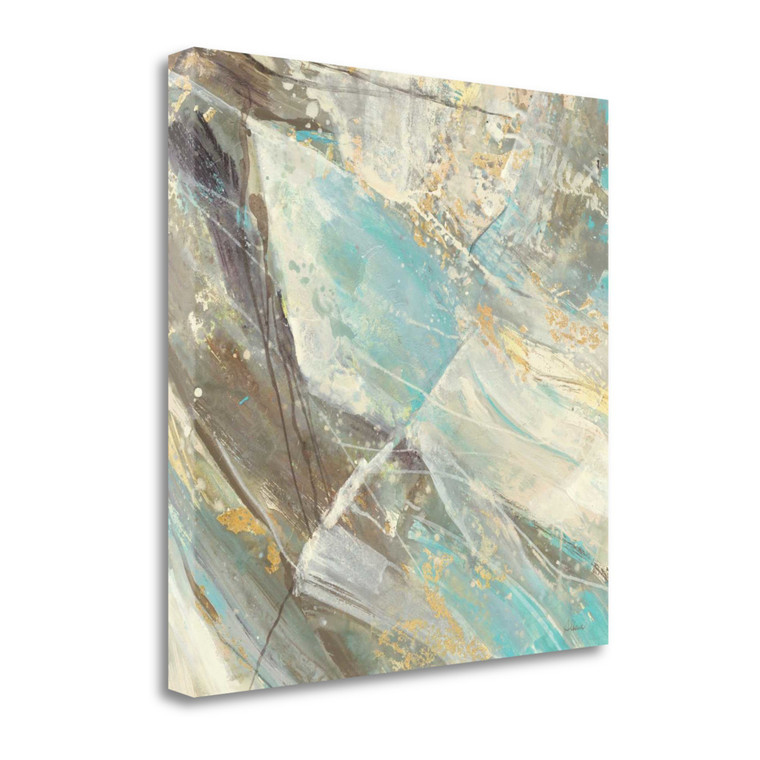 Blue Water I Wrapped Canvas Print Living Room Wall Art - 606114442158